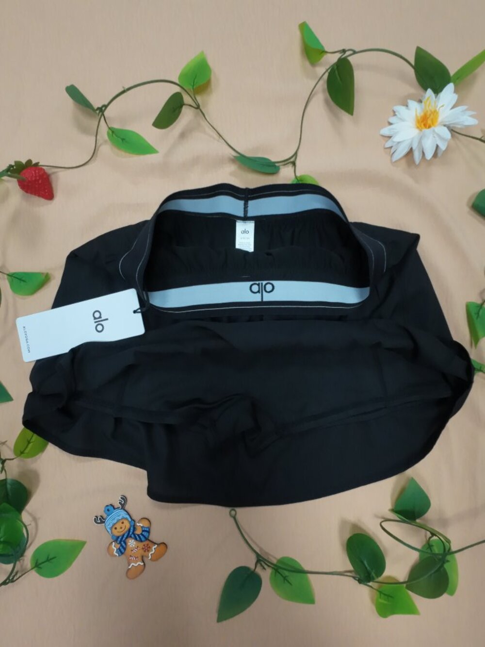 🎭NWT ALO Yoga🌼Black Match Point Tennis Skirt Athletic Fit - Picture 6 of 9